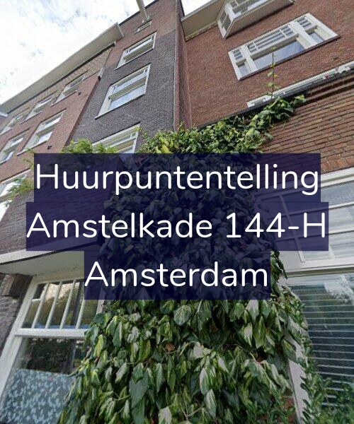 Foto gevel Huurpuntentelling voor Amstelkade 144-H, Amsterdam