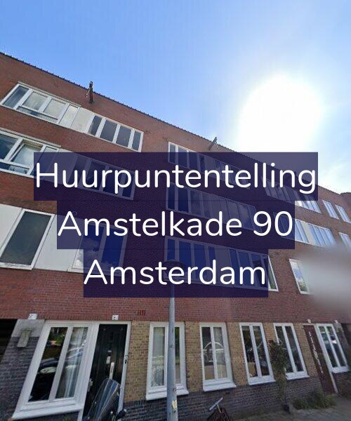 Foto gevel Huurpuntentelling voor Amstelkade 90, Amsterdam