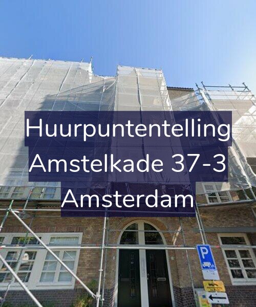 Foto gevel Huurpuntentelling voor Amstelkade 37-3, Amsterdam