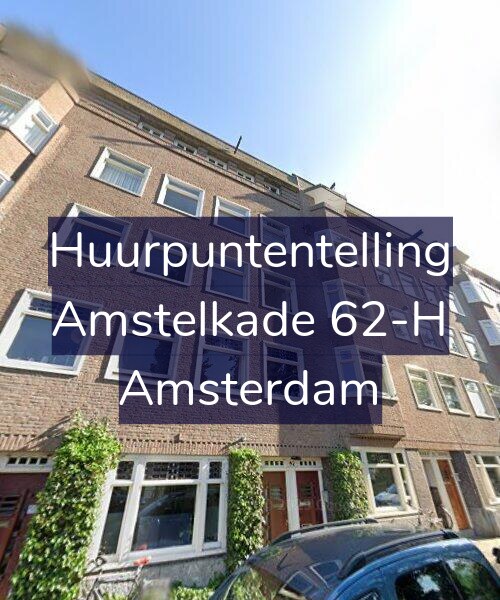 Foto gevel Huurpuntentelling voor Amstelkade 62-H, Amsterdam