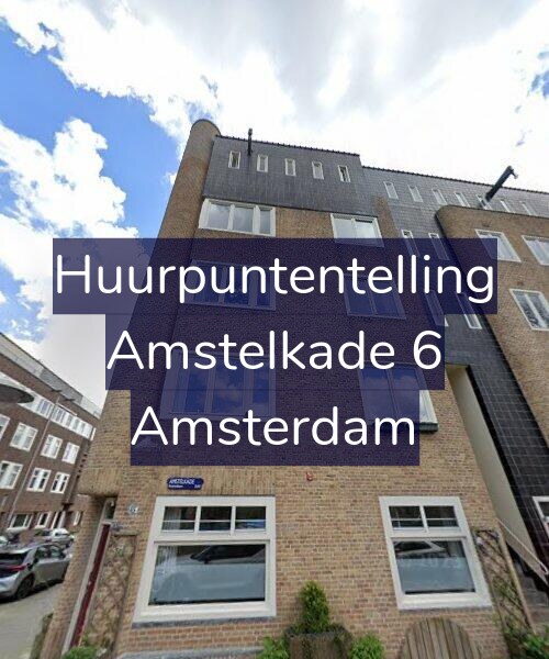 Foto gevel Huurpuntentelling voor Amstelkade 6, Amsterdam