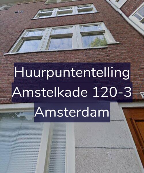 Foto gevel Huurpuntentelling voor Amstelkade 120-3, Amsterdam