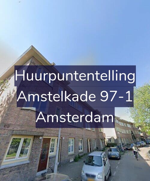 Foto gevel Huurpuntentelling voor Amstelkade 97-1, Amsterdam