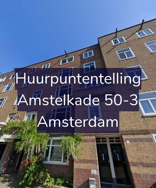 Foto gevel Huurpuntentelling voor Amstelkade 50-3, Amsterdam