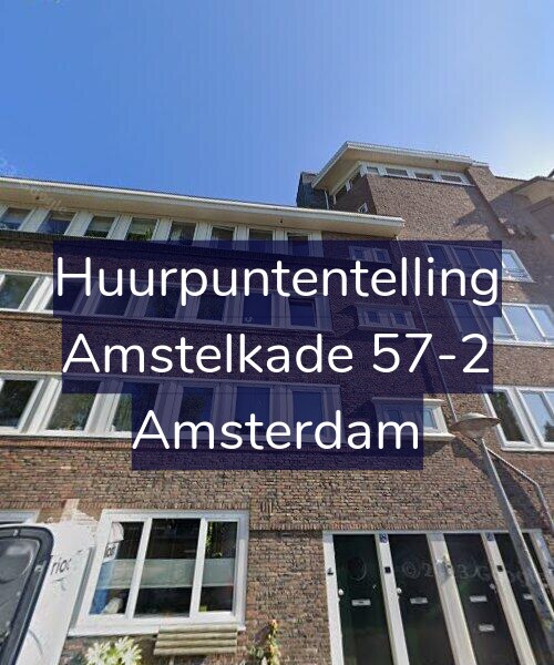 Foto gevel Huurpuntentelling voor Amstelkade 57-2, Amsterdam