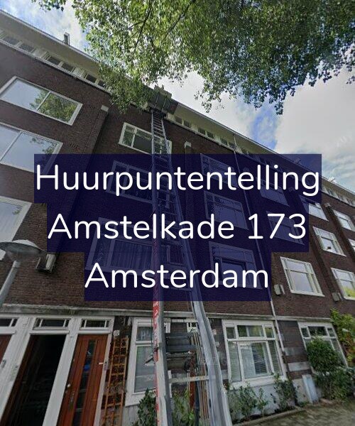 Foto gevel Huurpuntentelling voor Amstelkade 173, Amsterdam