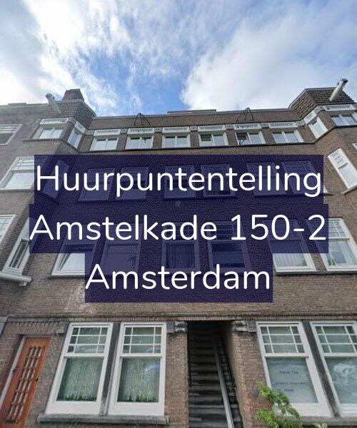 Foto gevel Huurpuntentelling voor Amstelkade 150-2, Amsterdam