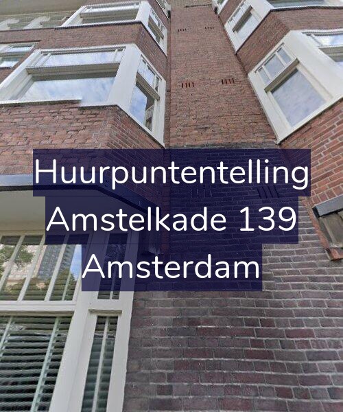 Foto gevel Huurpuntentelling voor Amstelkade 139, Amsterdam