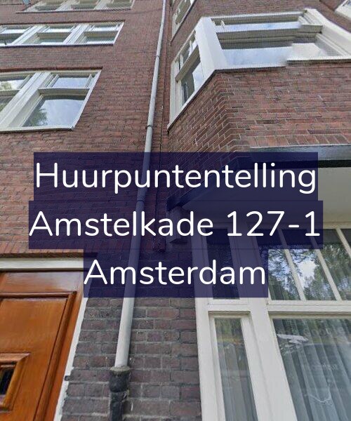 Foto gevel Huurpuntentelling voor Amstelkade 127-1, Amsterdam