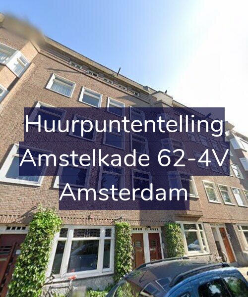 Foto gevel Huurpuntentelling voor Amstelkade 62-4V, Amsterdam