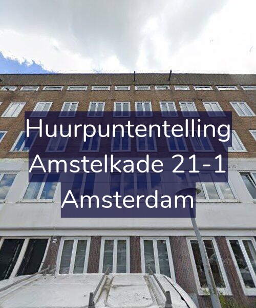 Foto gevel Huurpuntentelling voor Amstelkade 21-1, Amsterdam