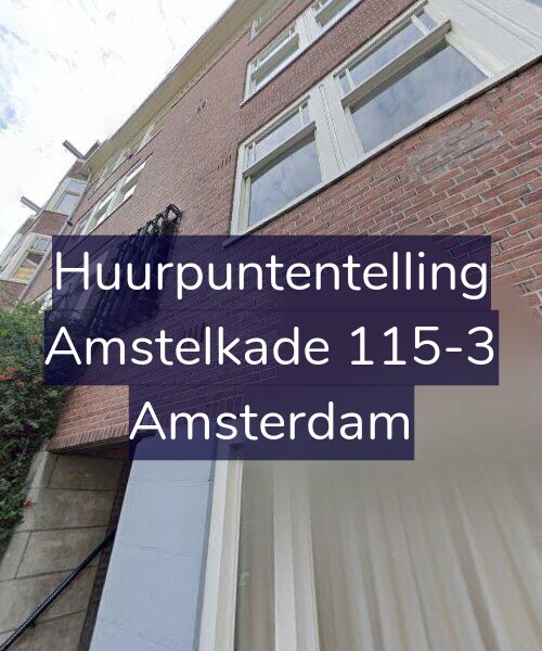 Foto gevel Huurpuntentelling voor Amstelkade 115-3, Amsterdam
