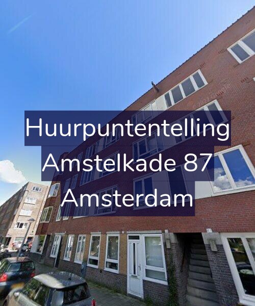 Foto gevel Huurpuntentelling voor Amstelkade 87, Amsterdam
