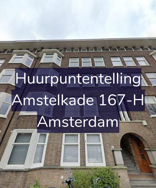 Foto gevel Huurpuntentelling voor Amstelkade 167-H, Amsterdam