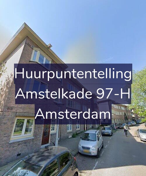 Foto gevel Huurpuntentelling voor Amstelkade 97-H, Amsterdam