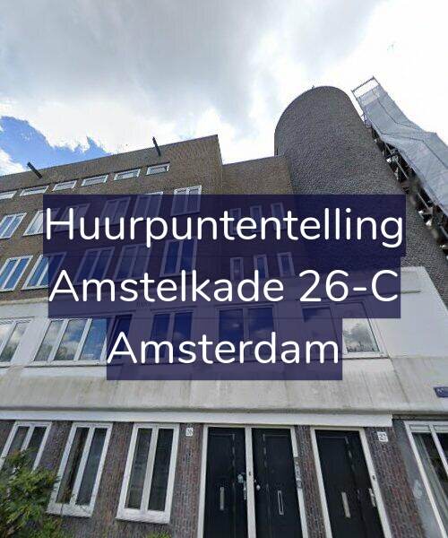 Foto gevel Huurpuntentelling voor Amstelkade 26-C, Amsterdam