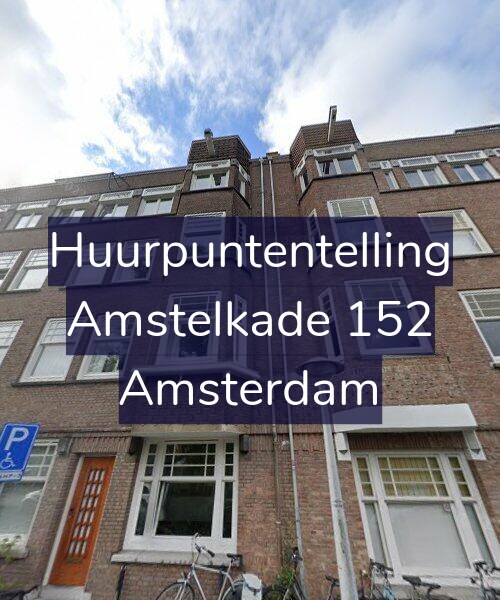 Foto gevel Huurpuntentelling voor Amstelkade 152, Amsterdam