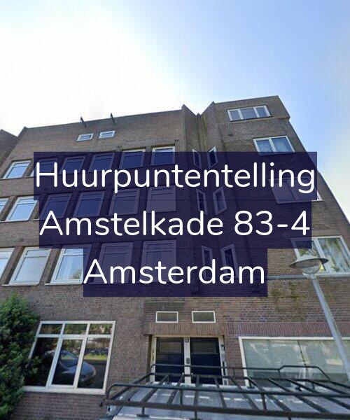 Foto gevel Huurpuntentelling voor Amstelkade 83-4, Amsterdam