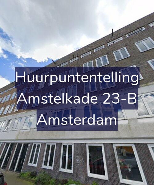Foto gevel Huurpuntentelling voor Amstelkade 23-B, Amsterdam