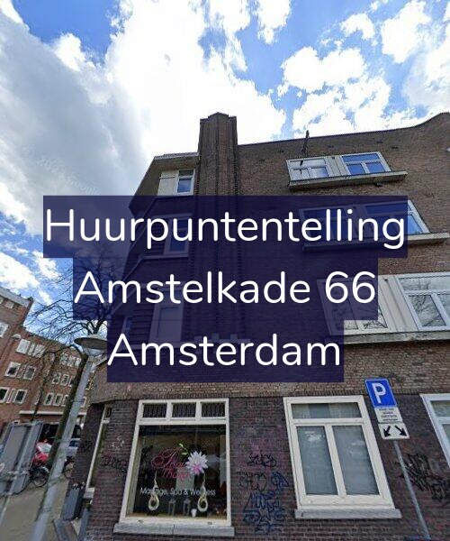 Foto gevel Huurpuntentelling voor Amstelkade 66, Amsterdam