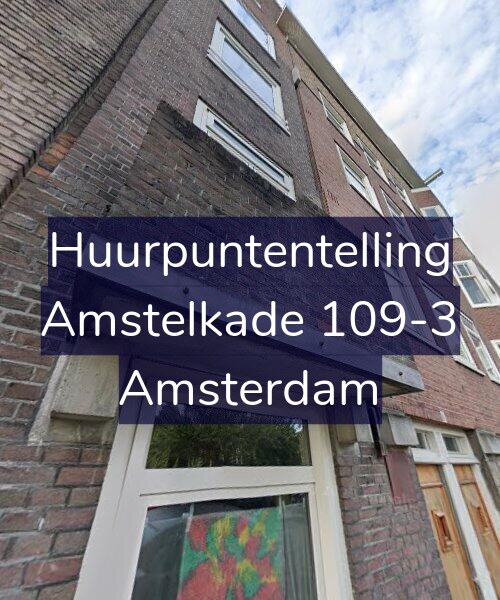 Foto gevel Huurpuntentelling voor Amstelkade 109-3, Amsterdam