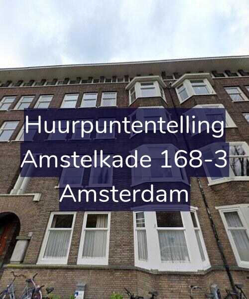 Foto gevel Huurpuntentelling voor Amstelkade 168-3, Amsterdam