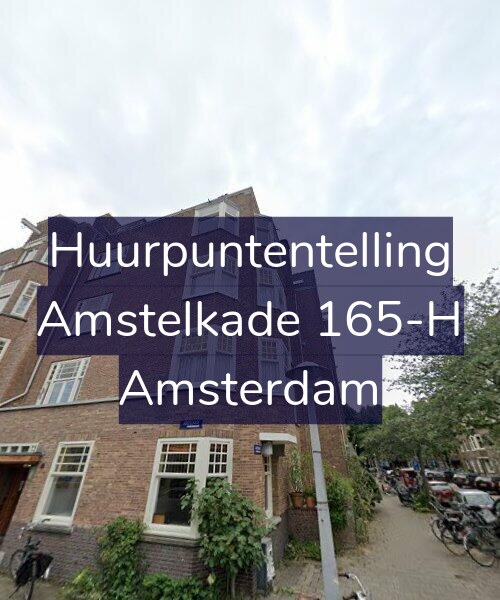 Foto gevel Huurpuntentelling voor Amstelkade 165-H, Amsterdam