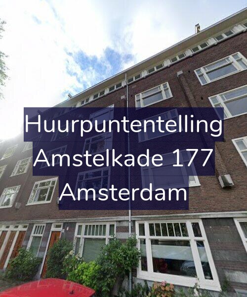 Foto gevel Huurpuntentelling voor Amstelkade 177, Amsterdam