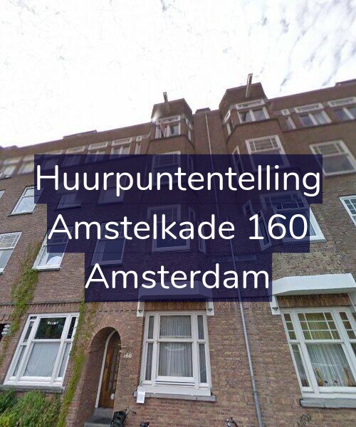 Foto gevel Huurpuntentelling voor Amstelkade 160, Amsterdam