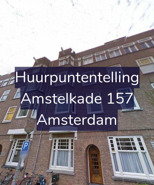 Foto gevel Huurpuntentelling voor Amstelkade 157, Amsterdam