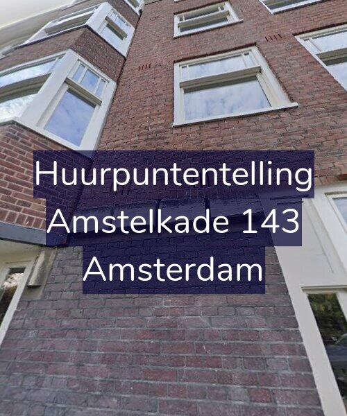 Foto gevel Huurpuntentelling voor Amstelkade 143, Amsterdam