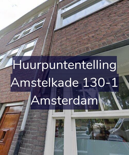 Foto gevel Huurpuntentelling voor Amstelkade 130-1, Amsterdam