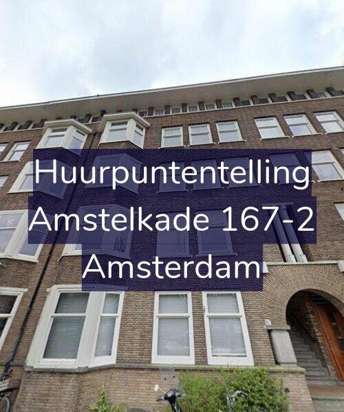 Foto gevel Huurpuntentelling voor Amstelkade 167-2, Amsterdam
