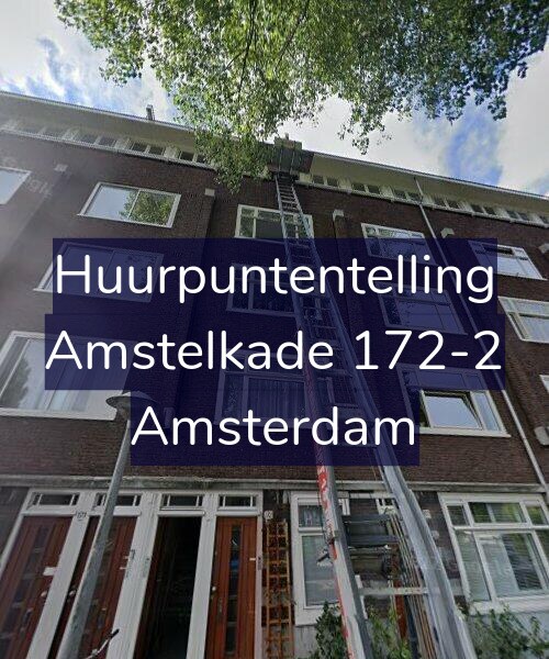Foto gevel Huurpuntentelling voor Amstelkade 172-2, Amsterdam