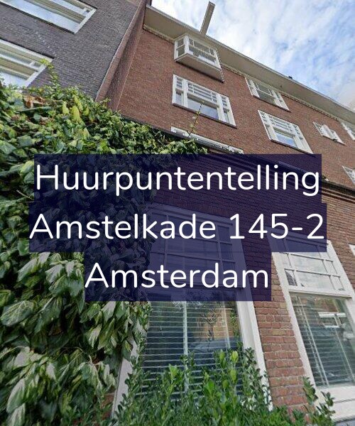 Foto gevel Huurpuntentelling voor Amstelkade 145-2, Amsterdam
