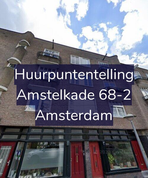 Foto gevel Huurpuntentelling voor Amstelkade 68-2, Amsterdam