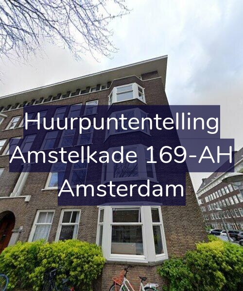 Foto gevel Huurpuntentelling voor Amstelkade 169-AH, Amsterdam