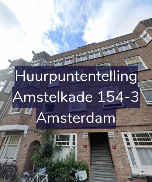 Foto gevel Huurpuntentelling voor Amstelkade 154-3, Amsterdam