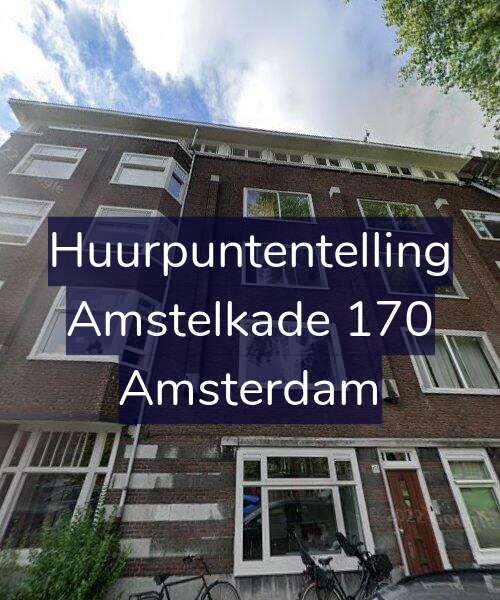 Foto gevel Huurpuntentelling voor Amstelkade 170, Amsterdam