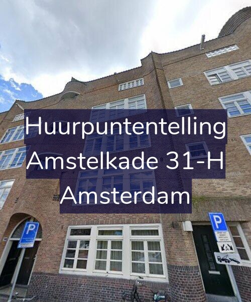 Foto gevel Huurpuntentelling voor Amstelkade 31-H, Amsterdam