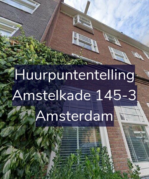 Foto gevel Huurpuntentelling voor Amstelkade 145-3, Amsterdam