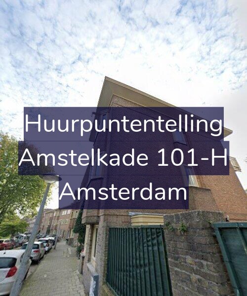 Foto gevel Huurpuntentelling voor Amstelkade 101-H, Amsterdam
