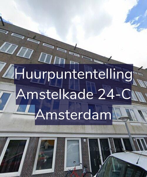 Foto gevel Huurpuntentelling voor Amstelkade 24-C, Amsterdam