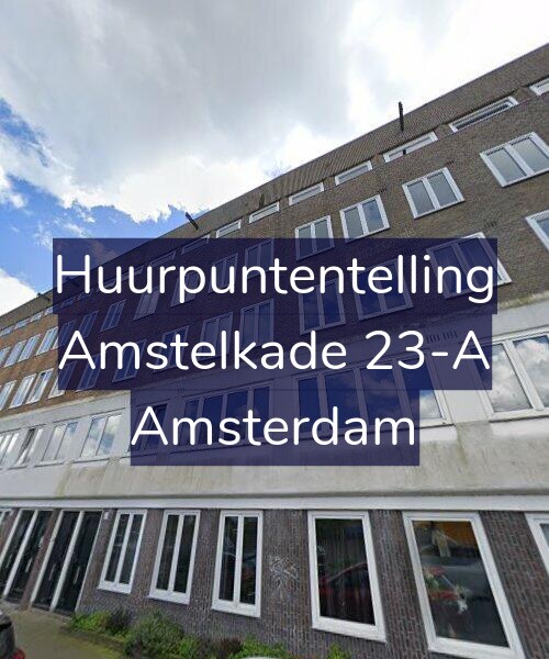Foto gevel Huurpuntentelling voor Amstelkade 23-A, Amsterdam