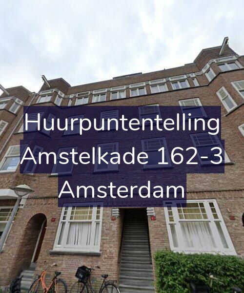 Foto gevel Huurpuntentelling voor Amstelkade 162-3, Amsterdam