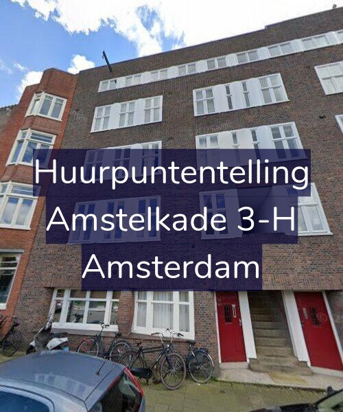Foto gevel Huurpuntentelling voor Amstelkade 3-H, Amsterdam