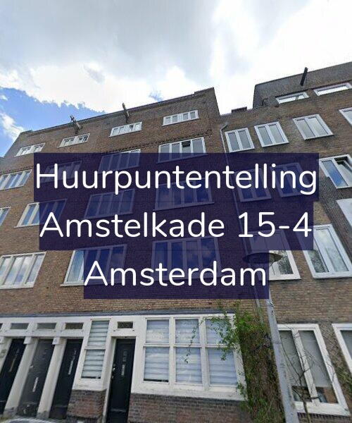 Foto gevel Huurpuntentelling voor Amstelkade 15-4, Amsterdam