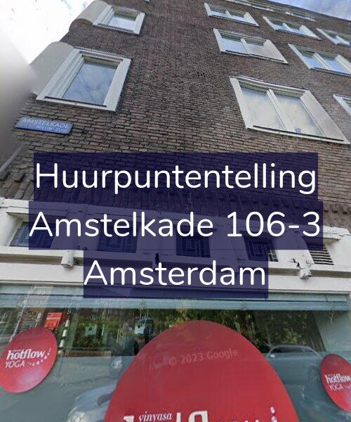 Foto gevel Huurpuntentelling voor Amstelkade 106-3, Amsterdam