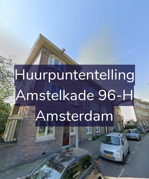 Foto gevel Huurpuntentelling voor Amstelkade 96-H, Amsterdam