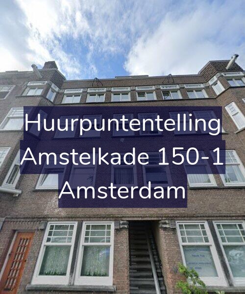 Foto gevel Huurpuntentelling voor Amstelkade 150-1, Amsterdam